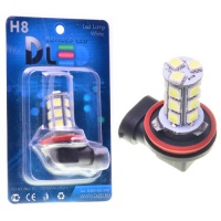  Светодиодная автомобильная лампа DLED H8 - 18 SMD 5050 (2шт.)