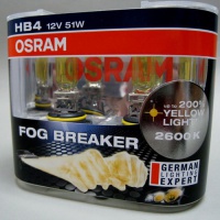 Автолампа галогенная OSRAM HB4 FOG BREAKER +60% 12V 51W (2шт.)