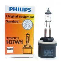 Автолампа галогенная PHILIPS H27/1 12V 27W  (2шт.)