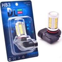 Автолампа светодиодная DLED HB3 9005 - 33 SMD 5630 + линза (2шт.)