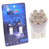 Светодиодная автолампа T10 W5W -  Led Dip 7  (2шт.)