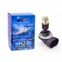 Светодиодная автомобильная лампа DLED H27 - 881 - 5 SMD5050 (2шт.)